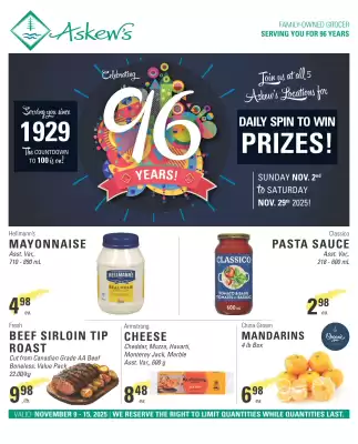 Askews Foods flyer (valid until 22-11)