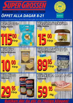 Supergrossen reklamblad