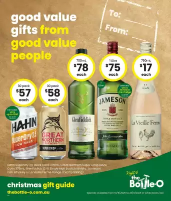 The Bottle O catalogue (valid until 23-11)