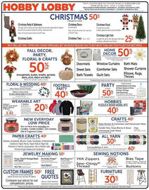Hobby Lobby weekly ad week 46 Page 1