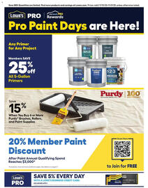 Lowe's weekly ad Page 1