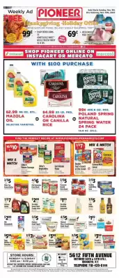 Pioneer Supermarkets weekly ad (valid until 15-11)