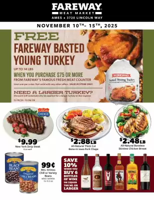 Fareway weekly ad (valid until 15-11)