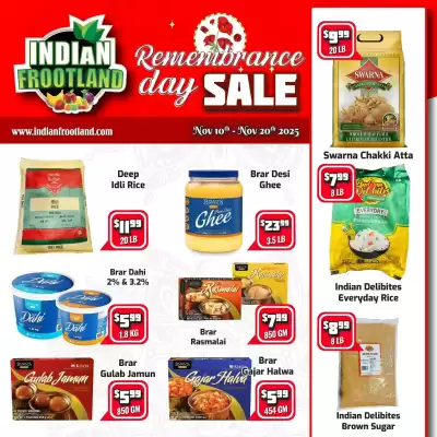 Indian Frootland flyer (valid until 20-11)