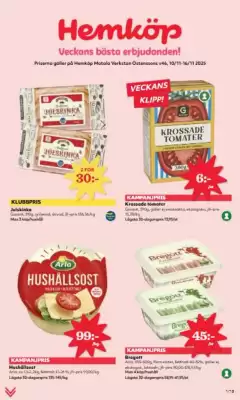 Hemköp reklamblad (giltig till och med 16-11)