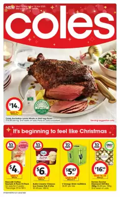 Coles catalogue (valid until 18-11)