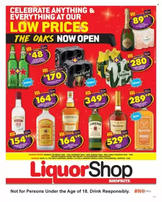 Shoprite Liquor catalogue