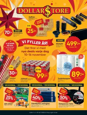 DollarStore annonsblad (giltig till och med 16-11)