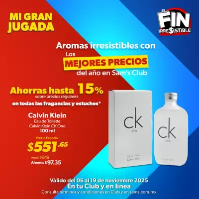 Catálogo Sam's Club (válido hasta 16-11)