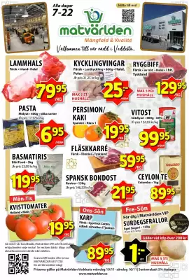 Matvärlden Tensta reklamblad (giltig till och med 16-11)