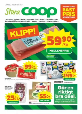 Coop Forum reklamblad (giltig till och med 16-11)