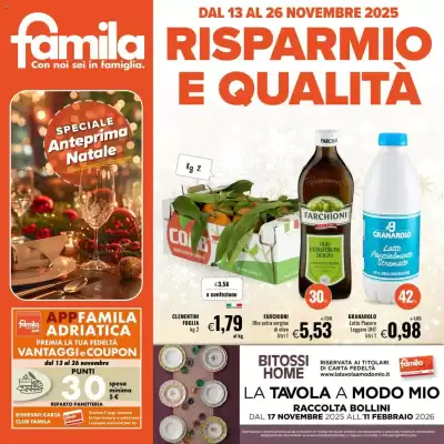 Volantino Famila (valido fino al 26-11)