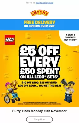 Smyths Toys catalogue (valid until 20-11)