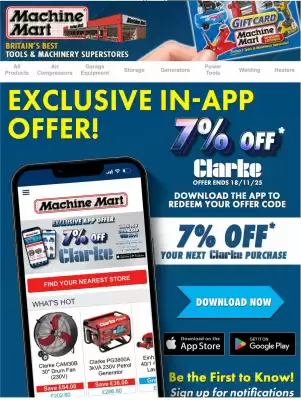 Machine Mart catalogue (valid until 18-11)