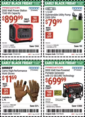 Harbor Freight Tools weekly ad (valid until 2-12)