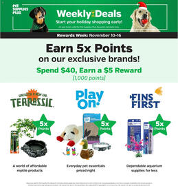 Pet Supplies Plus flyer week 46 Page 1