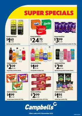 Campbells Wholesale catalogue (valid until 23-11)