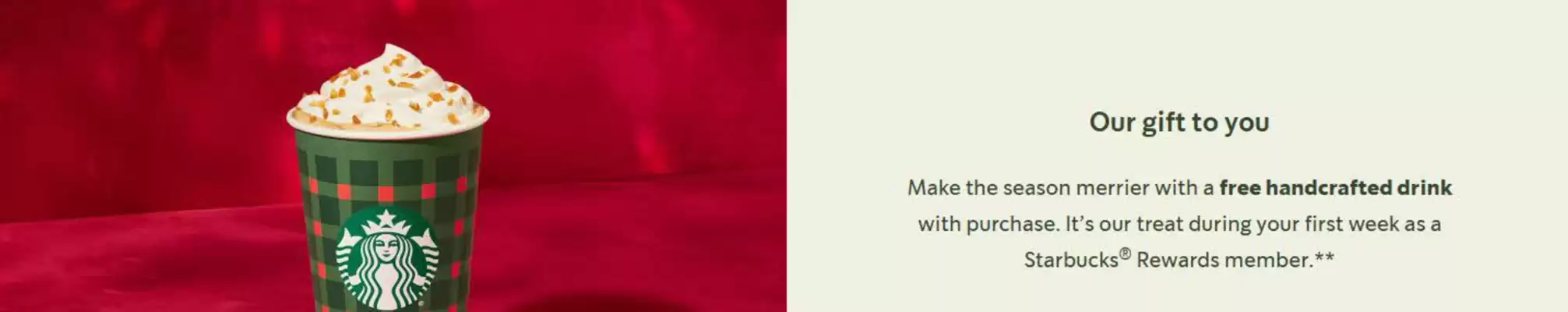 Starbuck's catalogue (valid until 14-11)