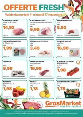 Volantino GrosMarket (valido fino al 17-11)
