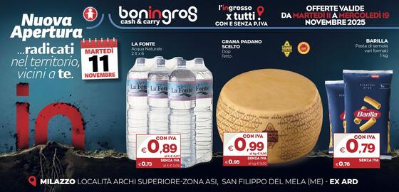 Volantino Boningros Cash and Carry Pagina 1