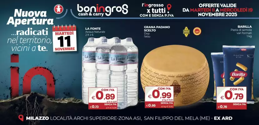 Volantino Boningros Cash and Carry (valido fino al 19-11)