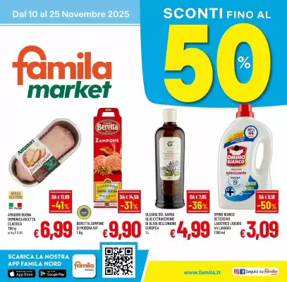 Volantino Famila Market (valido fino al 25-11)
