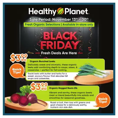 Healthy Planet flyer (valid until 18-11)