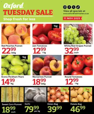 Oxford Freshmarket catalogue (valid until 11-11)