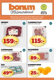 Bonum Matmarknad reklamblad vecka 46 Sida 1