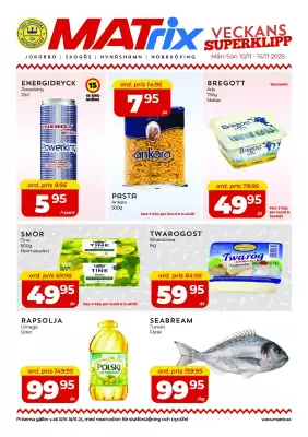 Matrix Butikerna reklamblad (giltig till och med 15-11)