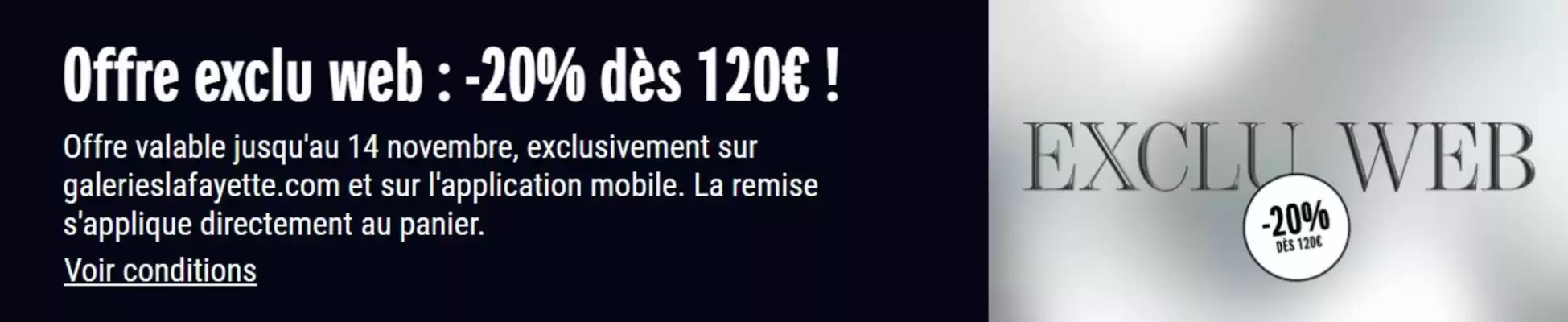 Catalogue Galeries Lafayette (valable jusqu'au 14-11)