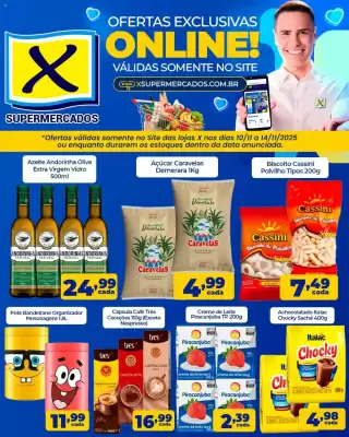 Folheto X Supermercados (válido até 15-11)