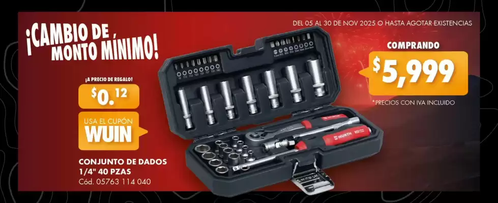 Catálogo Würth (válido hasta 30-11)