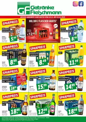 Getränke Fleischmann Prospekt (gültig bis 15-11)