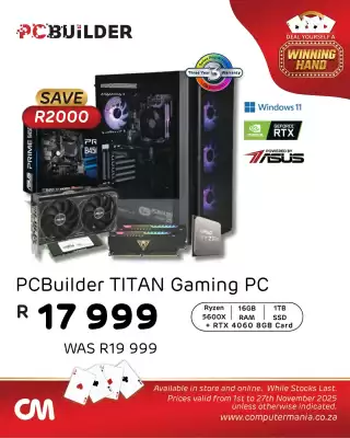 Computer Mania catalogue (valid until 16-11)
