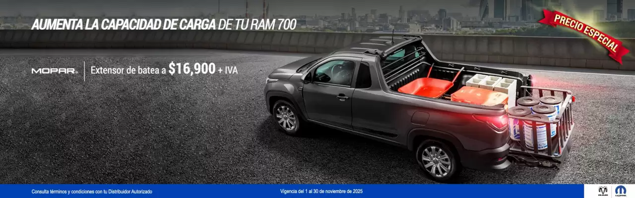 Catálogo Mopar (válido hasta 30-11)