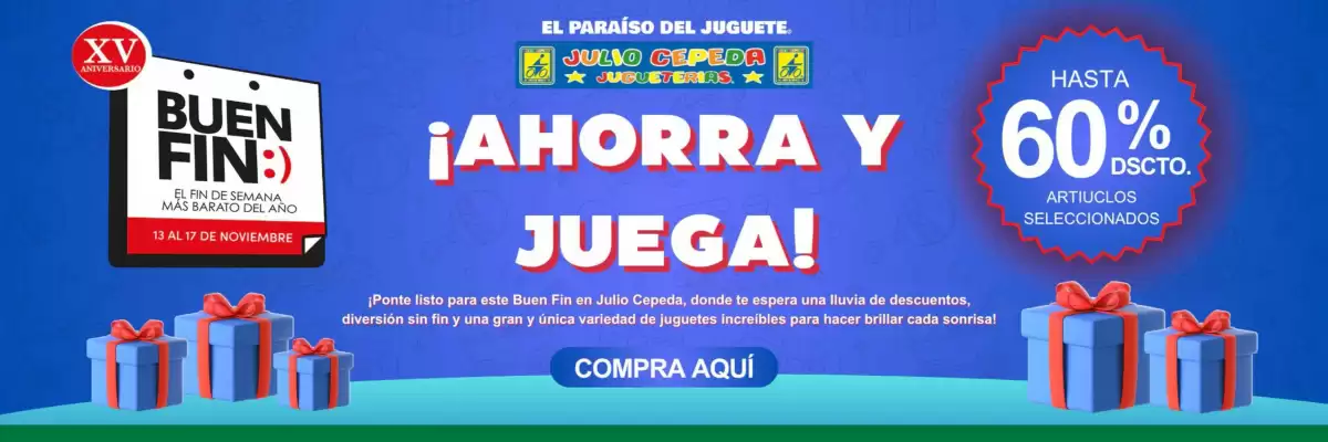 Catálogo Julio Cepeda Jugueterías (válido hasta 17-11)