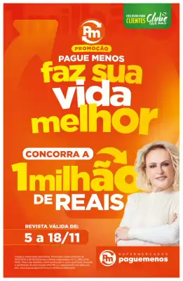 Catálogo Supermercados Pague Menos (válido até 18-11)