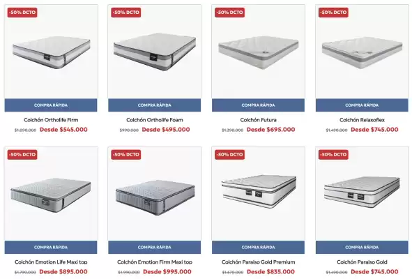 Catálogo Colchones Paraiso (válido hasta 23-11)
