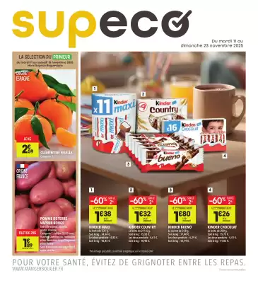Catalogue Supeco (valable jusqu'au 23-11)