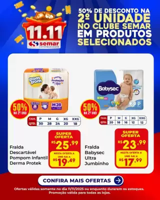 Folheto Semar Supermercado (válido até 11-11)