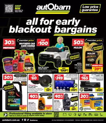 Autobarn catalogue (valid until 2-12)