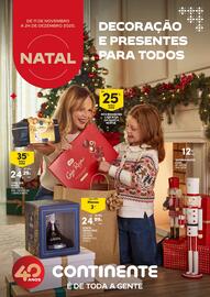 Folheto Continente | Natal: Decoração e Presentes Página 1