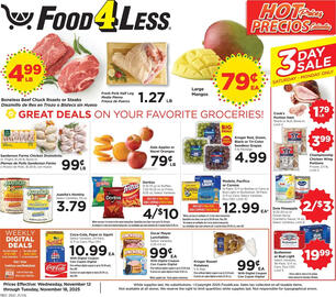 Food 4 Less weekly ad week 46 Page 1