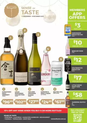 Sense of Taste catalogue (valid until 8-12)