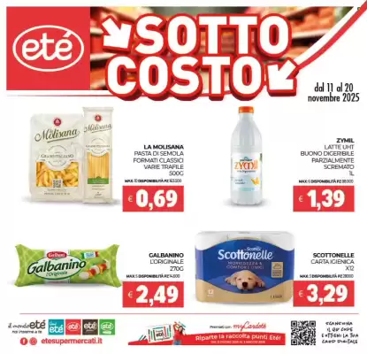 Volantino Eté (valido fino al 20-11)