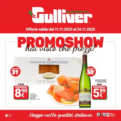 Volantino Supermercati Gulliver (valido fino al 24-11)