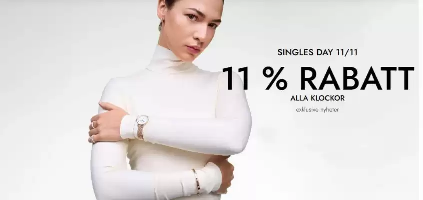 Daniel Wellington reklamblad (giltig till och med 25-11)