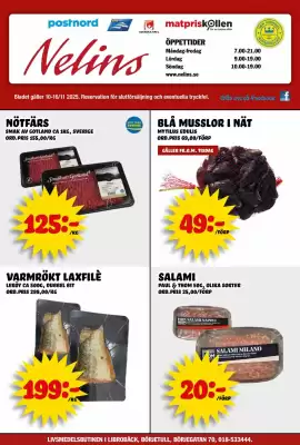 Nelins reklamblad (giltig till och med 16-11)