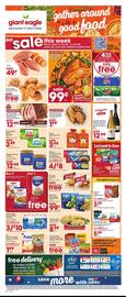 Giant Eagle weekly ad week 46 Page 1